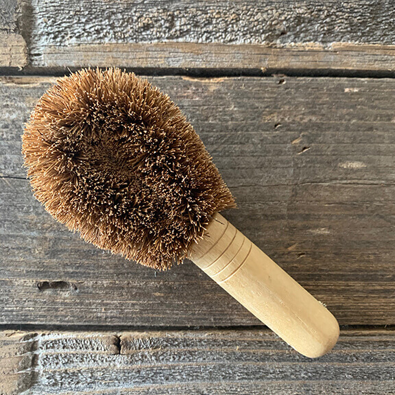 Coconut Bristle Mini Scrub Brush