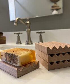 wooden soap dish