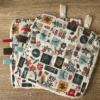 Christmas paci blanket