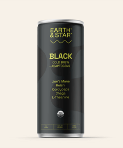 Black Cold Brew Coffee with Adaptogens