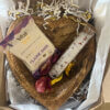 Wooden bowl Valentine gift box
