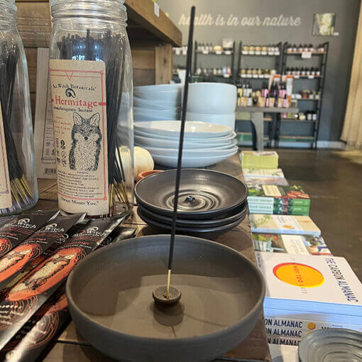 Korai stoneware incense holder