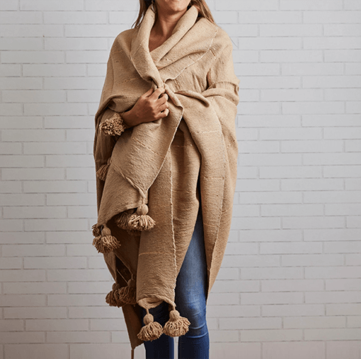 Moroccan Blankets Camel