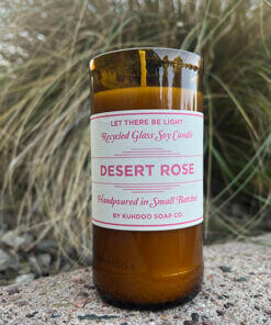 desert rose candle
