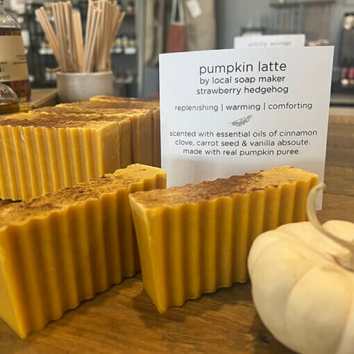 pumpkin latte soap