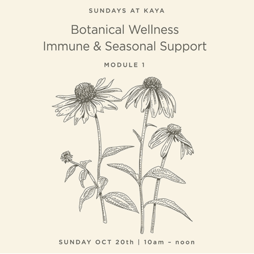 Botanical Wellness Immune & Seasonal Support Module 1