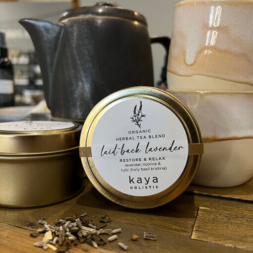 laid back lavender herbal tea blend