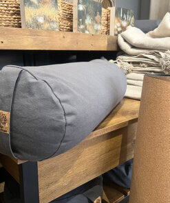 long round organic yoga bolster