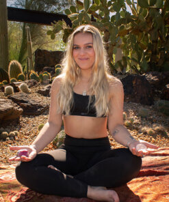 caitlin in the desert
