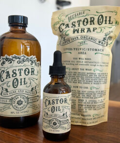 castor oil 2oz and 16oz with pack square