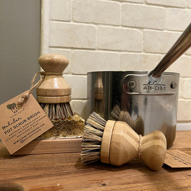 ktichen brush pot scrubber