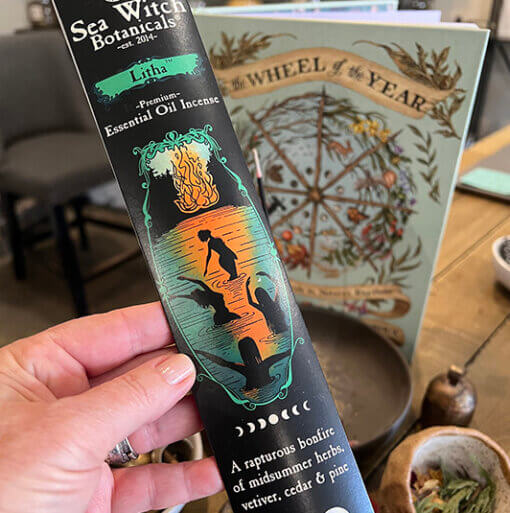 Litha incense square
