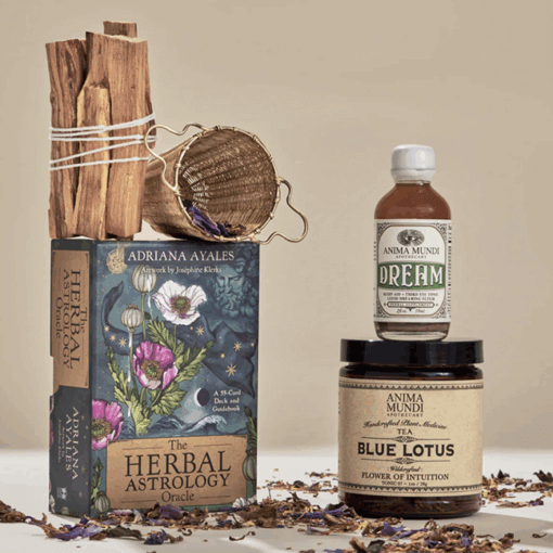Ritual Kit oracle deck palo santo blue lotus