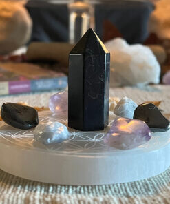 Selenite Crystal Grid & Crystals 1