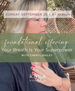 Sept 20 Breathwork with Cheryl