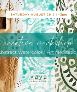 Aug 29 Sunday watercolor with Kristen
