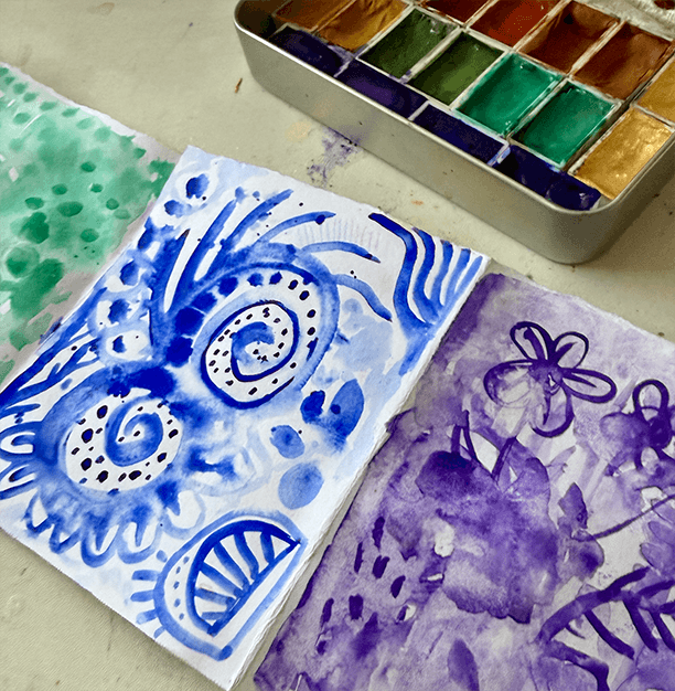 watercolors