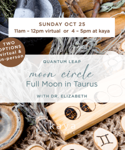 10-25 Full Moon Circle In Taurus (virtual)