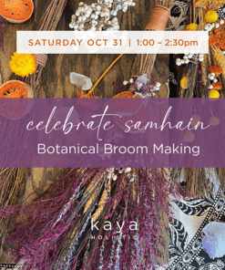 Oct 31 Samhain Botanical Broom Making