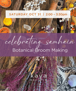 Oct 31 Samhain Botanical Broom Making2