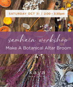 Oct 31 Samhain Botanical Broom Making3