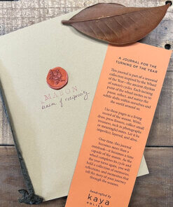 mabon journal with note