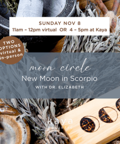 11-08 New Moon Circle In Scorpio(virtual & in person)