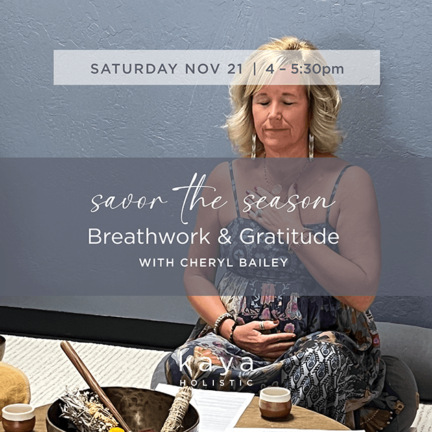 Nov 21 Breathwork with Cheryl