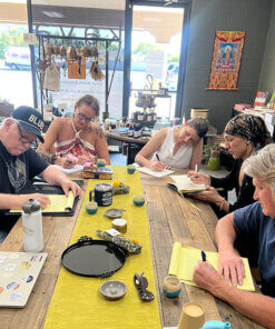 group shot writing