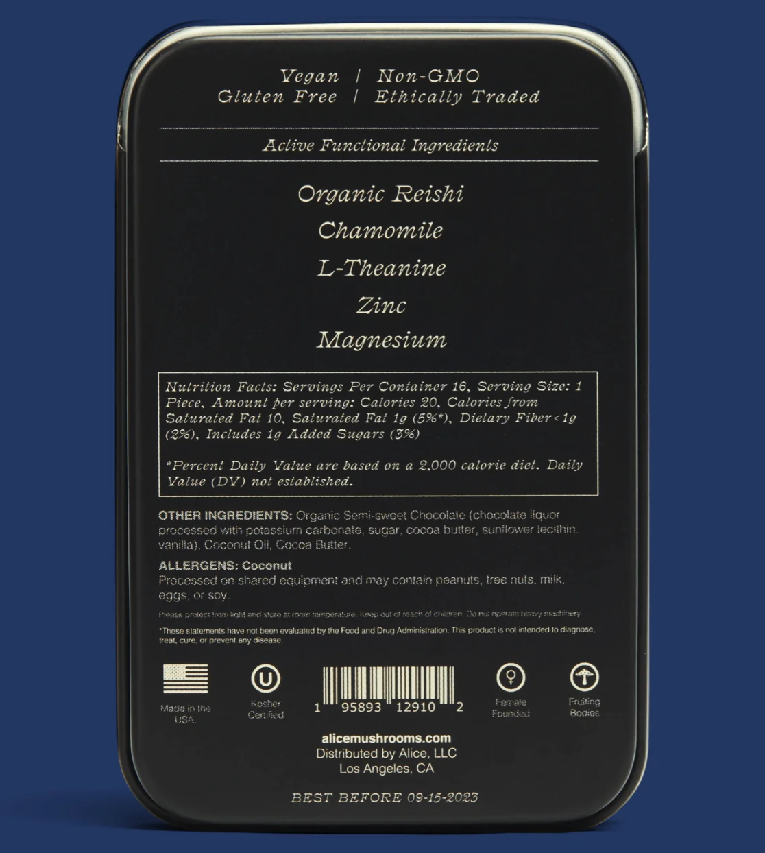 (kaya holistic], Alice Nightcap Ingredients