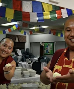 momo dinner with monks