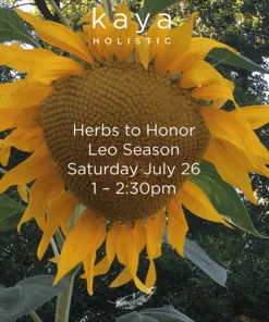 Herbal Inspirations July 26 herbs of leo